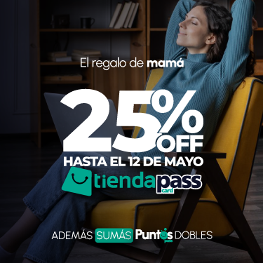 25% OFF + Puntos Pass Dobles