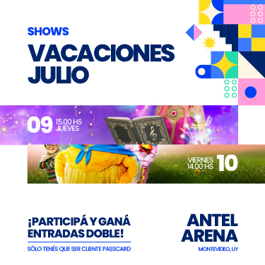 Estas vacaciones, viví los mejores shows junto a Passcard.