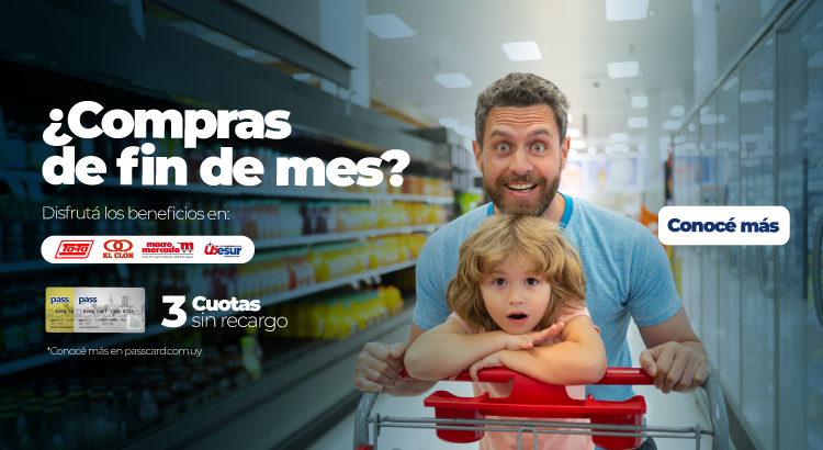 ¡Tu surtido en 3 cuotas con tu tarjeta de crédito PassCard!