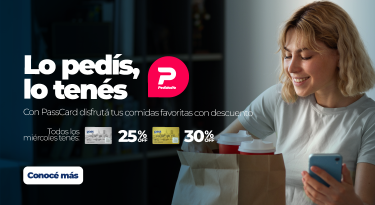 Tus comidas con 30%OFF usando tu tarjeta de crédito PassCard Tus comidas con 30%OFF usando tu tarjeta de crédito PassCard