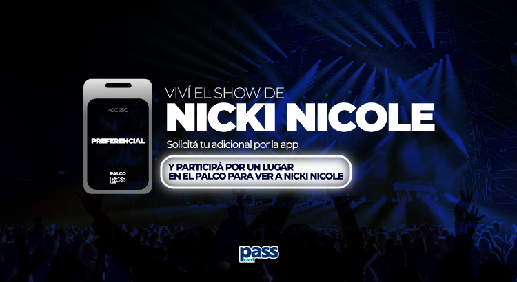 Viví Nicki Nicole desde el palco de PassCard