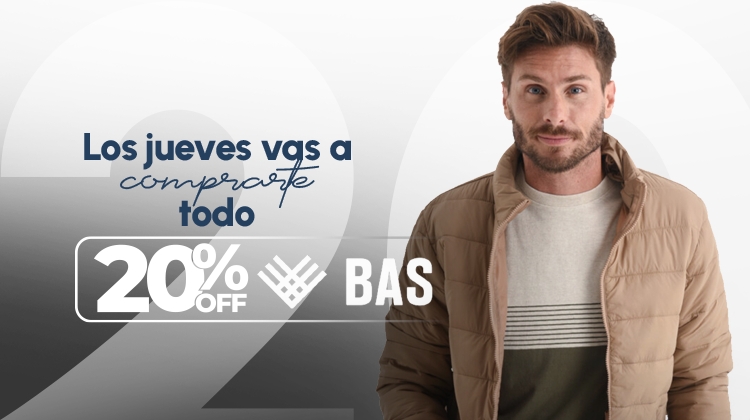 Bas + PassCard = 20% OFF todos los jueves