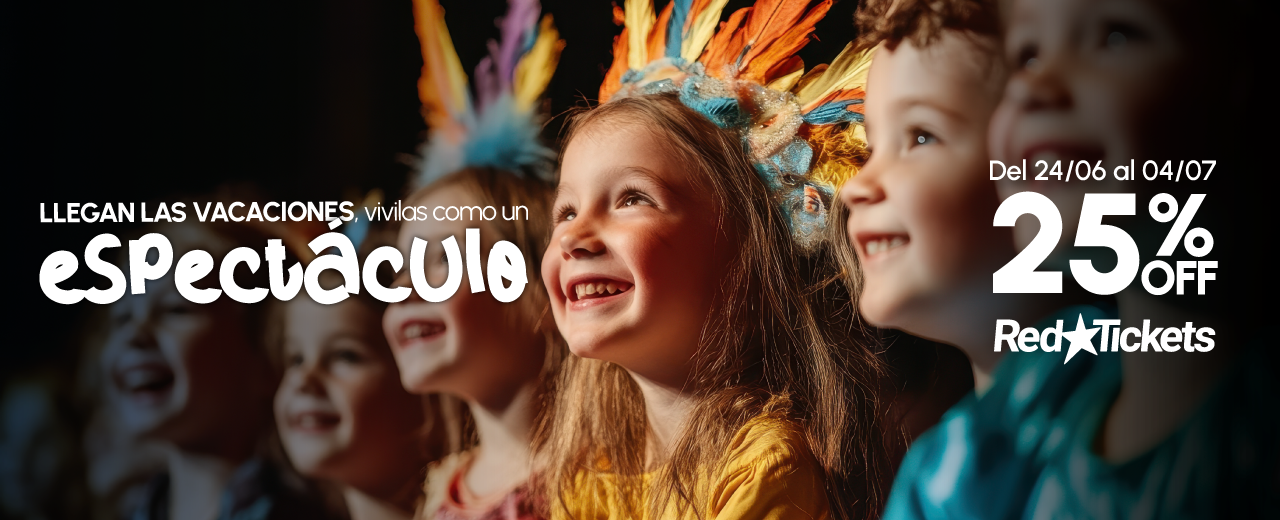 ¡25% OFF en RedTickets en vacaciones de invierno!