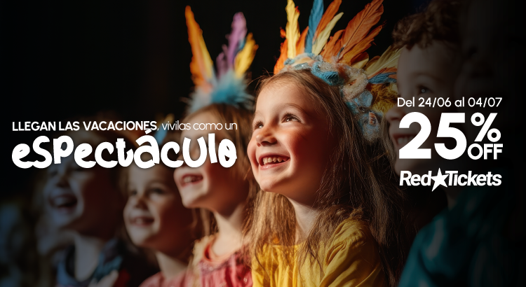 ¡25% OFF en RedTickets en vacaciones de invierno!