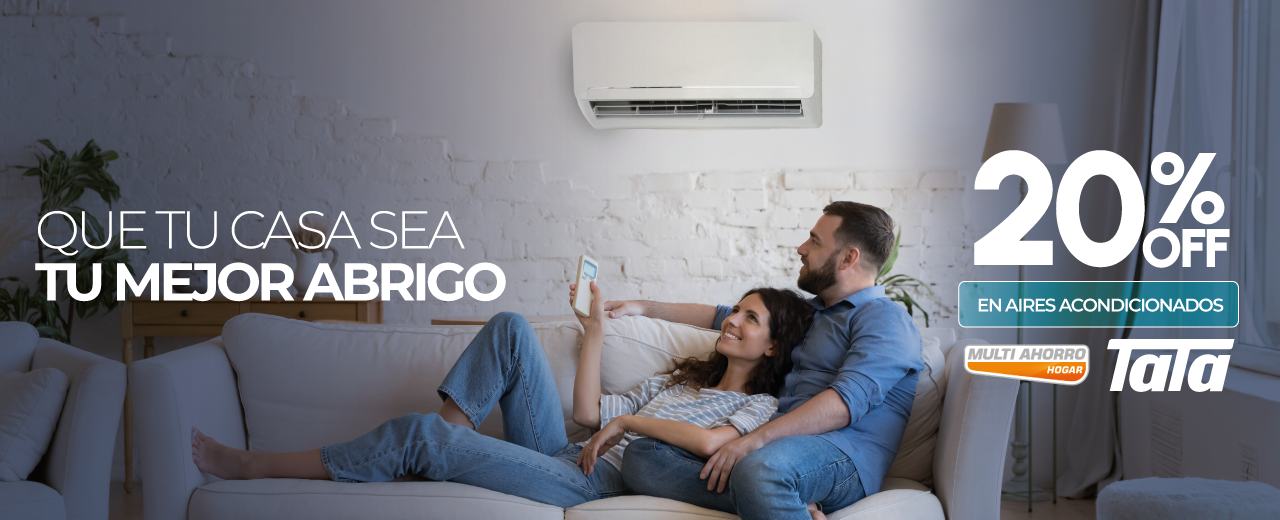 Equipá tu casa con 20% OFF en Tata y MultiAhorro