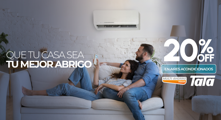 Equipá tu casa con 20% OFF en Tata y MultiAhorro