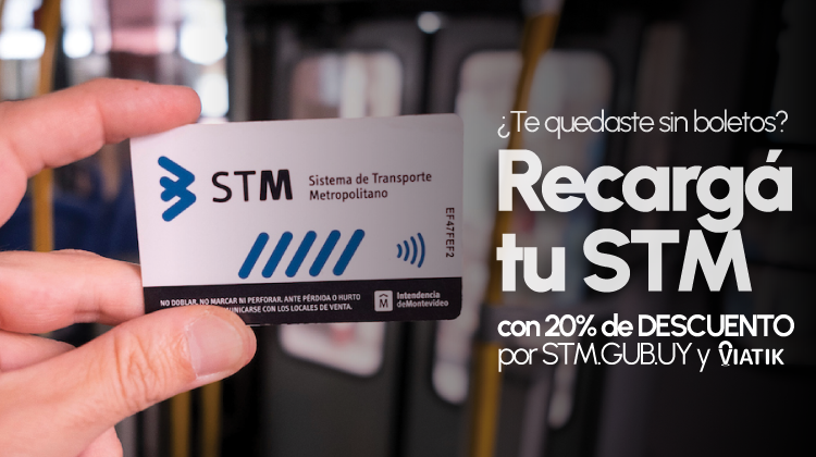 20%OFF en tu recarga STM con PassCard