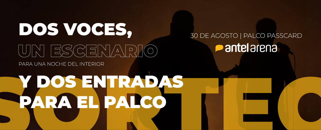 Dos voces, un escenario y vos en el Palco PassCard