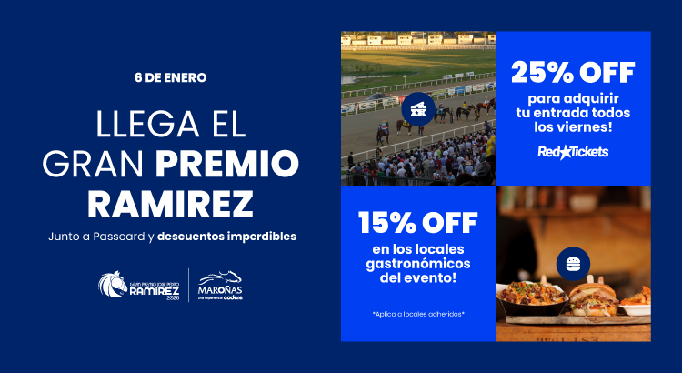 Este 6 de enero, el Gran Premio Ramírez lo disfrutas con Passcard