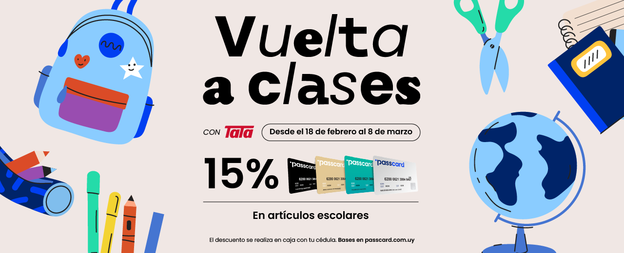 Vuelta a clases con Tata y Passcard🤩