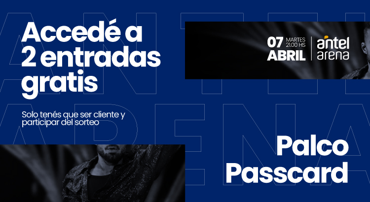 Llega el espectáculo del año y lo disfrutás con Passcard