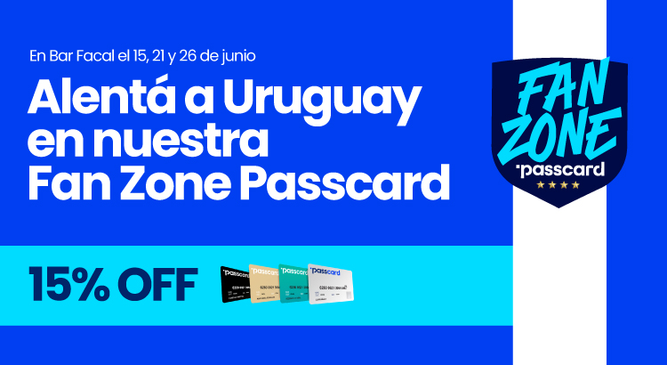 ¡Alentá a Uruguay con Passcard!