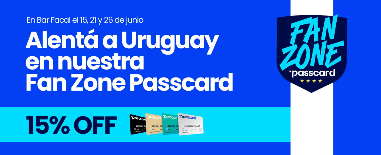¡Alentá a Uruguay con Passcard!