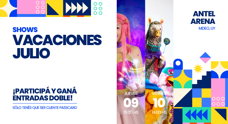 Estas vacaciones, viví los mejores shows junto a Passcard.